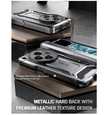 Poetic Oneplus Open Premium Full Body Rugged Spartan Series Case Gunmetal product image 3