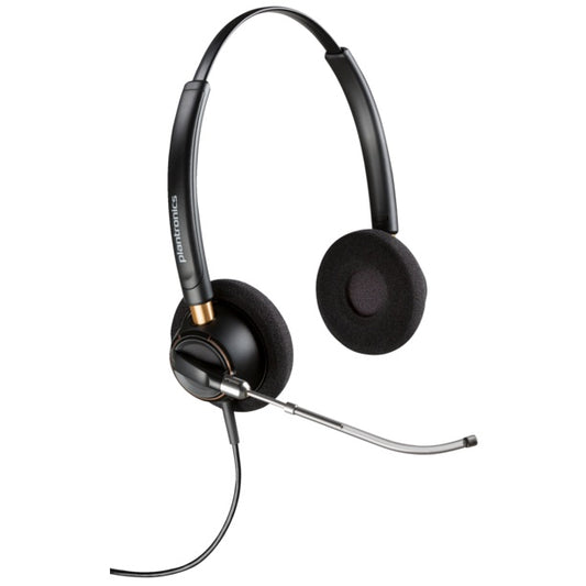 Poly EncorePro 520V Binaural Headset VoiceTube + Quick Disconnect (783P9AA) image 1