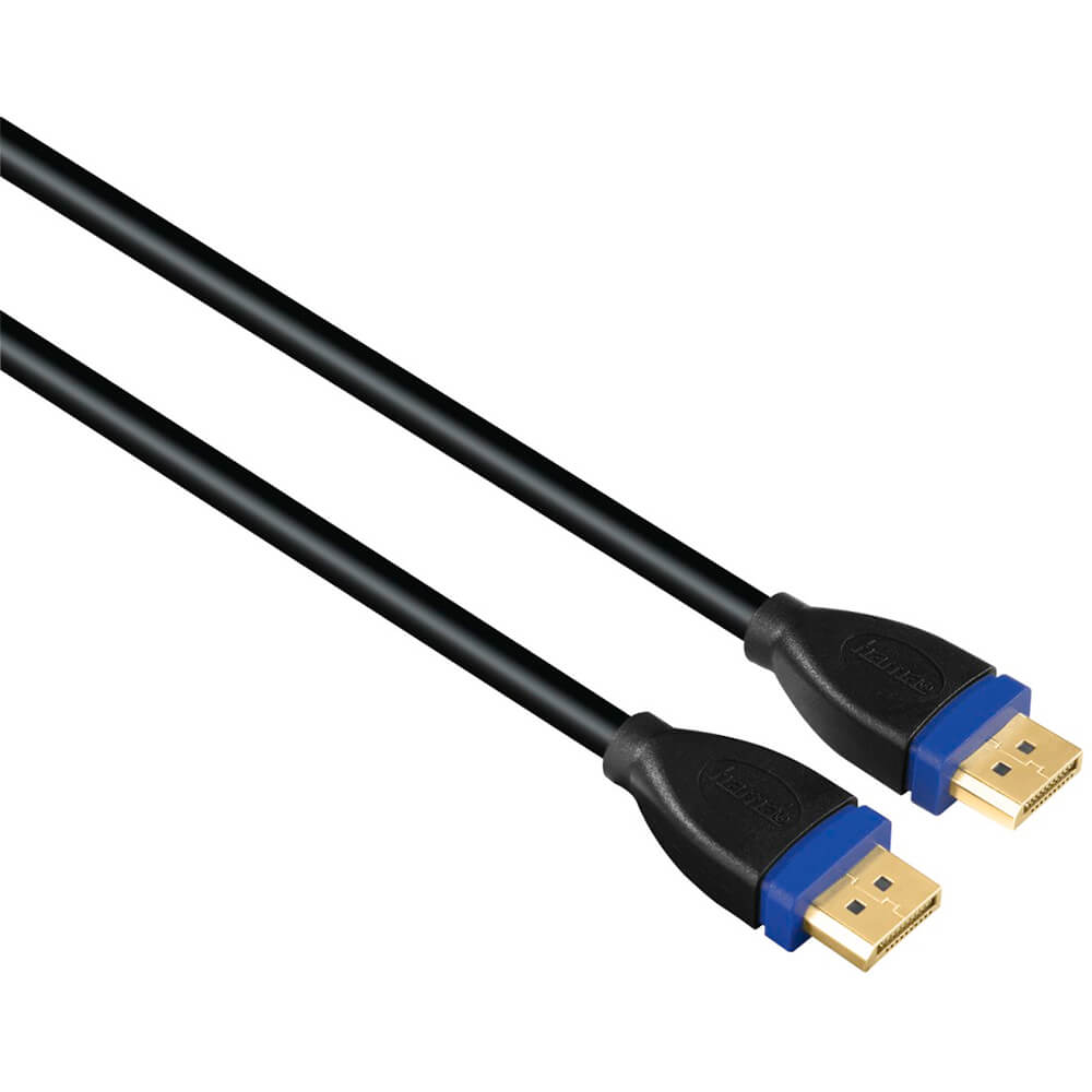 Hama DisplayPort gold-plated, double shielded, 1.80 m Cable (78442) — side view