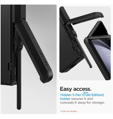 Spigen Samsung Galaxy Z Fold 5 Premium Tough Armor Pro P Case Black product image 4