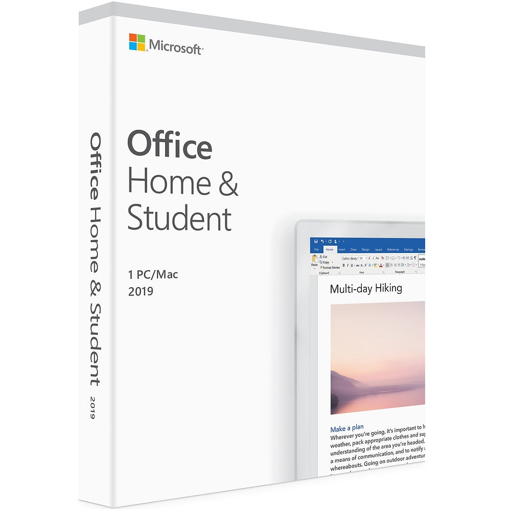 Microsoft Office Home and Student 2019 Medialess (79G-05062) image 1