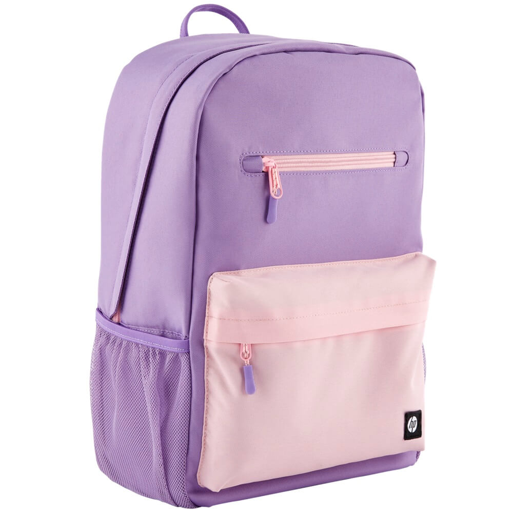 HP Campus 15.6″ Lavender Backpack (7J597AA) — front view