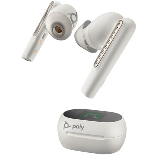Poly Voyager Free 60+ UC M White Sand Earbuds (7Y8G7AA) image 2