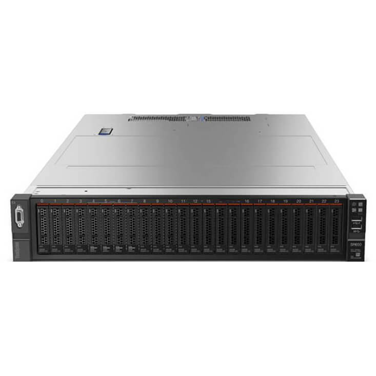 Lenovo ThinkSystem SR650 Server – Xeon Silver 4210R / 32GB RAM / No HDD / No Operating System (7X06A0JYEA) image 1