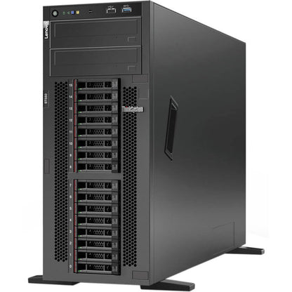 Lenovo ThinkSystem ST550 Tower Server – Xeon Silver 4210R / 16GB RAM / No HDD / No Operating System (7X10A0D4EA) — side view