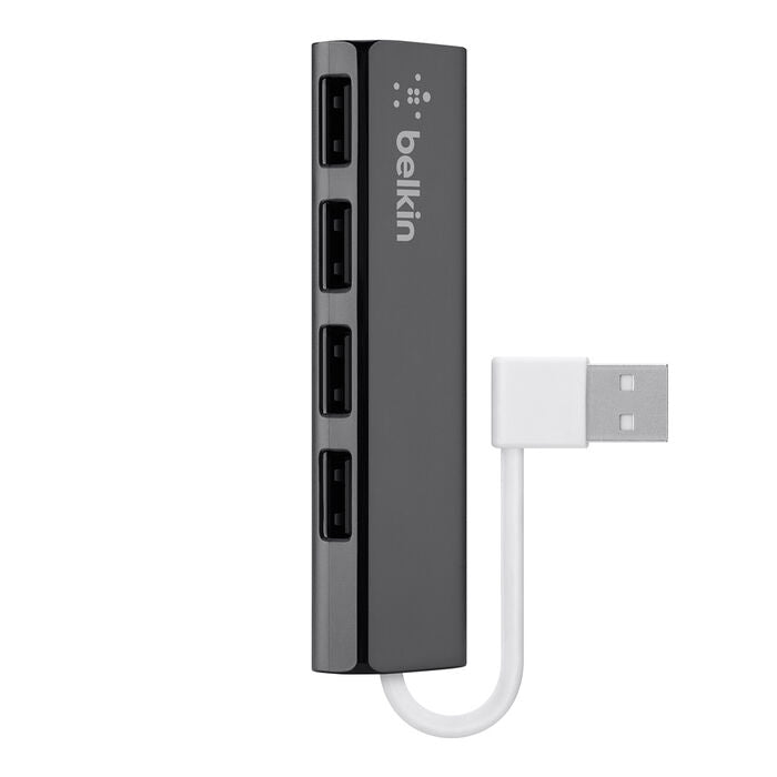 Belkin 4-Port Ultra-Slim Travel USB Hub (F4U042BT)