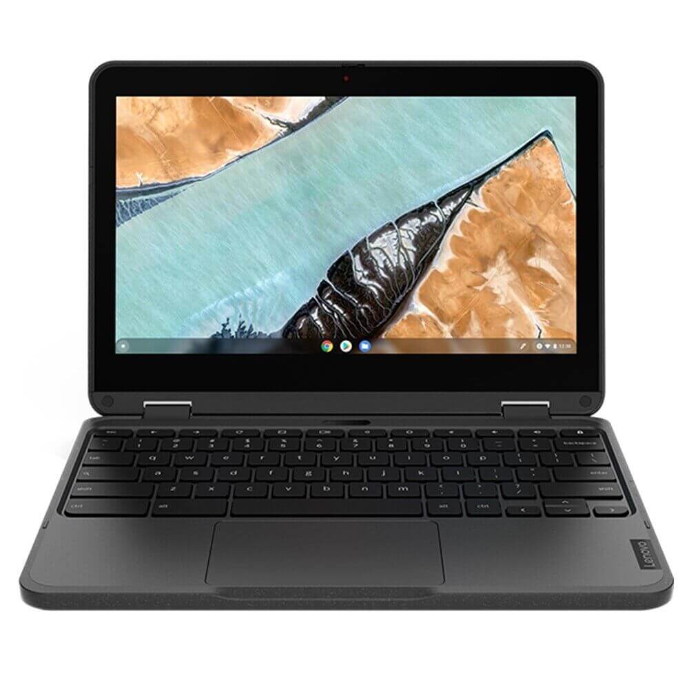 Lenovo 300e Chromebook Gen 3 LTE Notebook PC – AMD 3015Ce / 11.6″ HD Touch / 4GB RAM / 32GB eMMC / Chrome OS / Grey (82J9000V