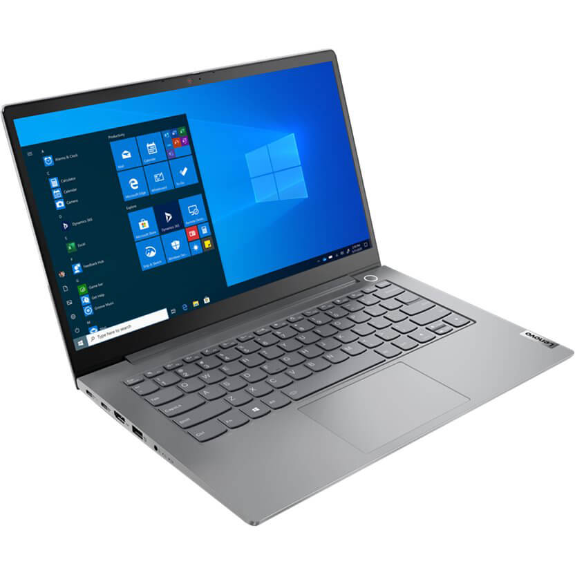 Lenovo V14 G2 ITL Notebook PC – Core i3-1115G4 / 14.0″ FHD / 4GB RAM / 1TB HDD / Win 10 Pro (82KA0007SA) — front view