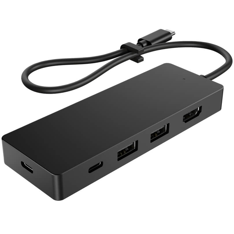 HP USB-C Travel Hub G3 (86T46AA) — front view
