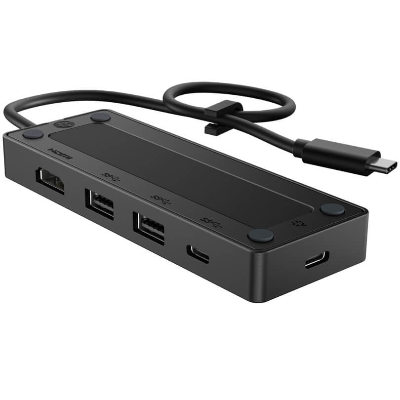 HP USB-C Travel Hub G3 (86T46AA) — side view