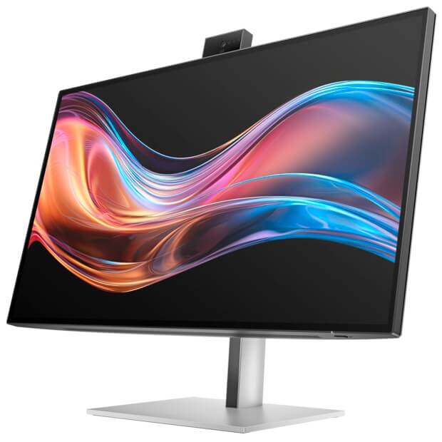 HP Series 7 Pro 727pm 27″ 4K Conferencing Monitor (8K135AA) — side view