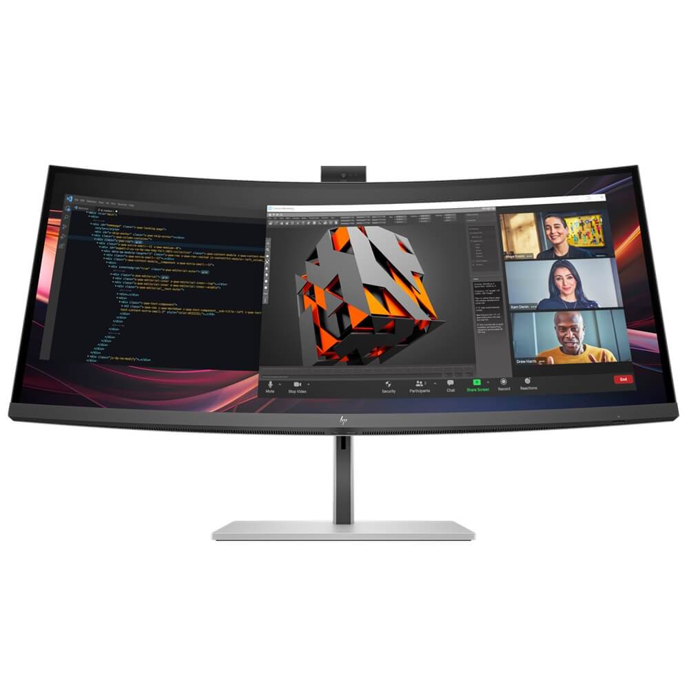 HP Series 7 Pro 734pm 34″ WQHD Curved Conferencing Monitor (8K157AA)