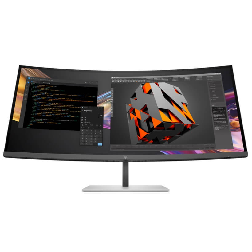 HP Series 7 Pro 738pu 37.5″ WQHD+ Thunderbolt 4 Curved Monitor (8K167AA)