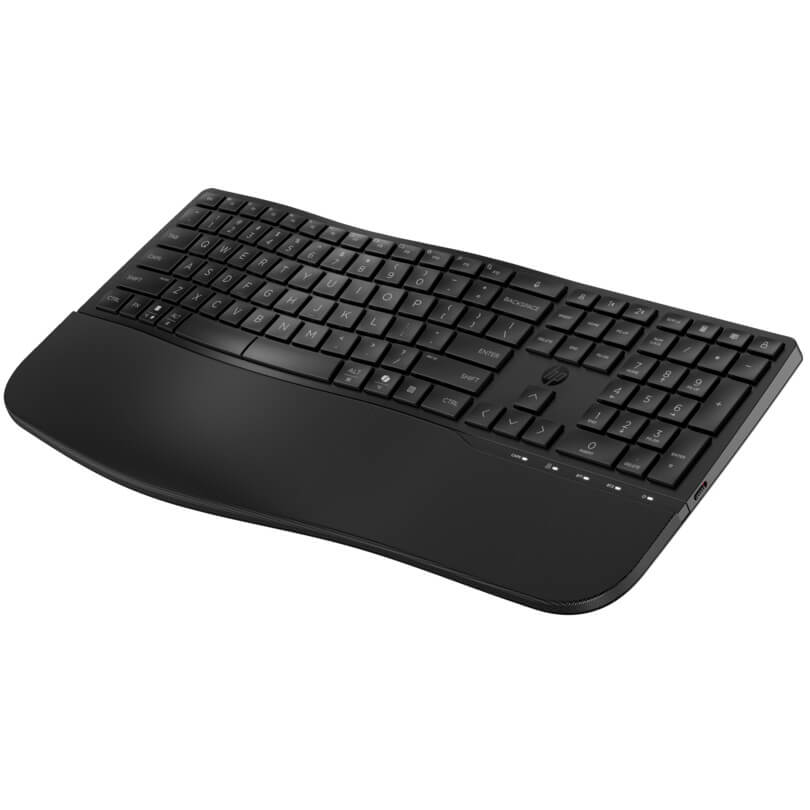 HP 685 Comfort Dual-Mode Wireless Keyboard (8T6L9UT) — rear view