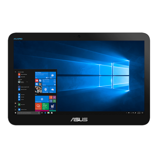ASUS Vivo All-in-One Desktop PC – Celeron N4020 / 15.6″ HD Touch / 4GB RAM / 128GB SSD / Win 10 Home (V161GART-C4128B0T) image 1