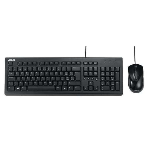 ASUS U2000 USB Wired Black Keyboard & Mouse Combo (90-XB1000KM00020) image 1