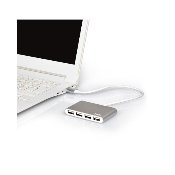 Port Connect USB 2.0 Hub (900120) — rear view