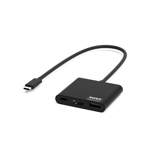 Port Connect 60W USB-C Mini Mobile Docking Station (900140) image 1