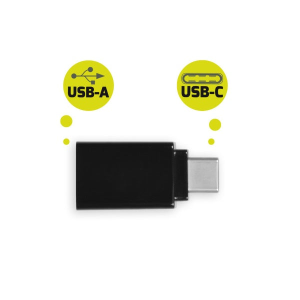 Port Connect USB-C TO USB-A Converter – Twin Pack (900142) — rear view