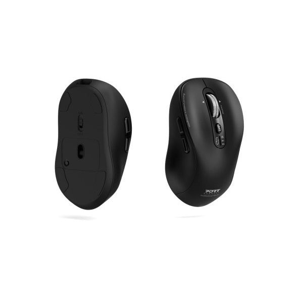 Port Connect Wireless Bluetooth Expert Mouse (900707C) — side view