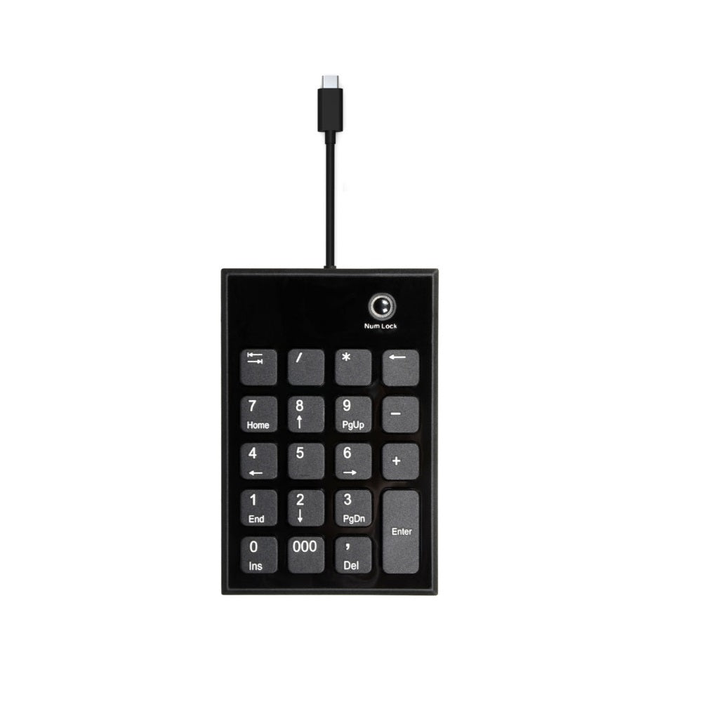 Port Connect Wired USB-C & USB-A Numeric Keypad (900801)