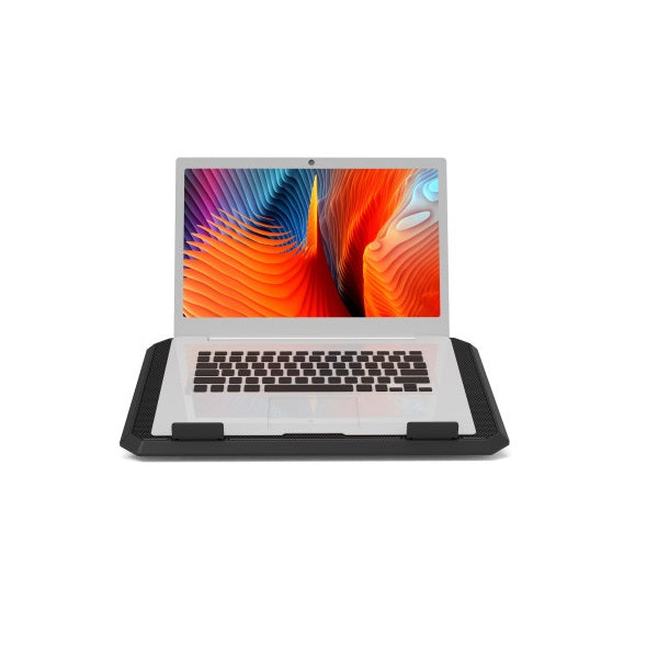 Port Connect Ventilated Adjustable Laptop Stand (901099) — side view