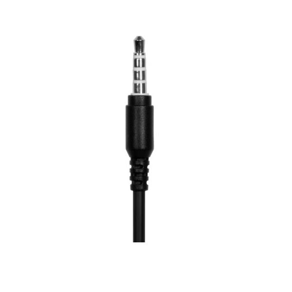 Port Connect 3.5mm Wired Stereo Headset with Microphone (901603) — side view