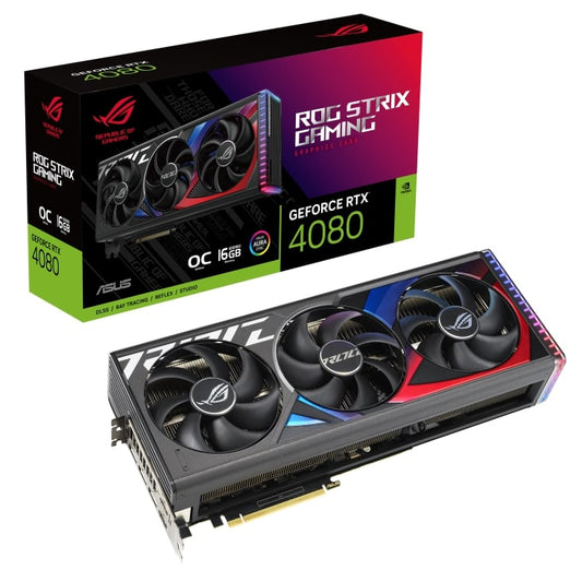 ASUS ROG Strix NVIDIA GeForce RTX 4080 16GB GDDR6X OC Edition Graphics Card (90YV0IC0-M0NA00) image 2