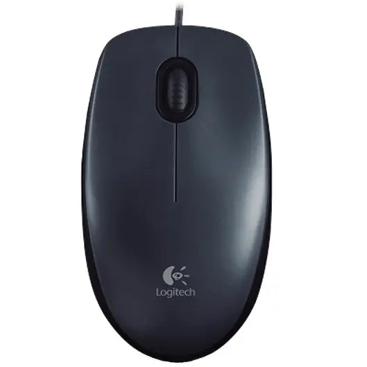 Logitech B100 Optical USB Mouse (910-001439) — detail view