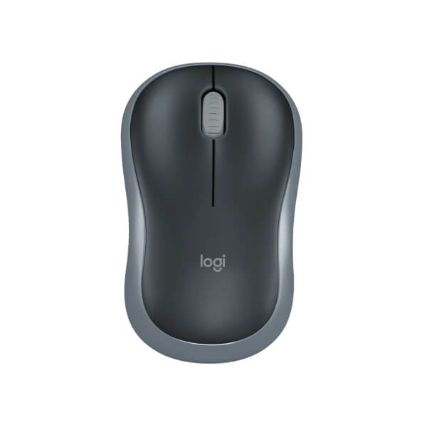 Logitech M185 Wireless Mouse – Grey (910-002235) — detail view