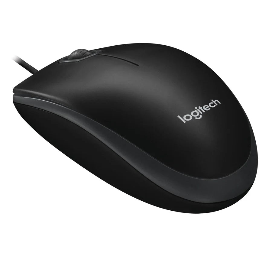 Logitech B100 Optical USB Mouse (910-003357) — ports and connectors