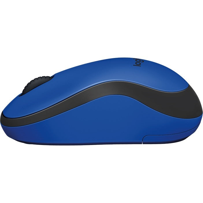 Logitech M220 Silent Wireless Mouse – Blue (910-004879) — rear view