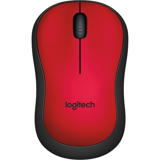 Logitech M220 Silent Wireless Mouse – Red (910-004880) image 1