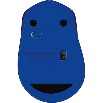 Logitech M330 Silent Plus Wireless Mouse – Blue (910-004910) — detail view