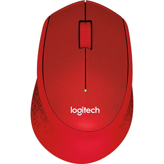 Logitech M330 Silent Plus Wireless Mouse – Red (910-004911) image 1