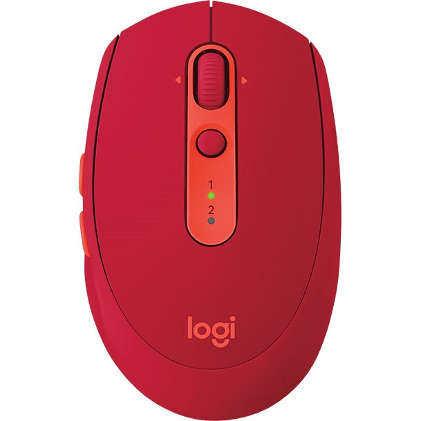 Logitech M590 Multi-Device Silent Wireless Mouse – Ruby (910-005199) image 1