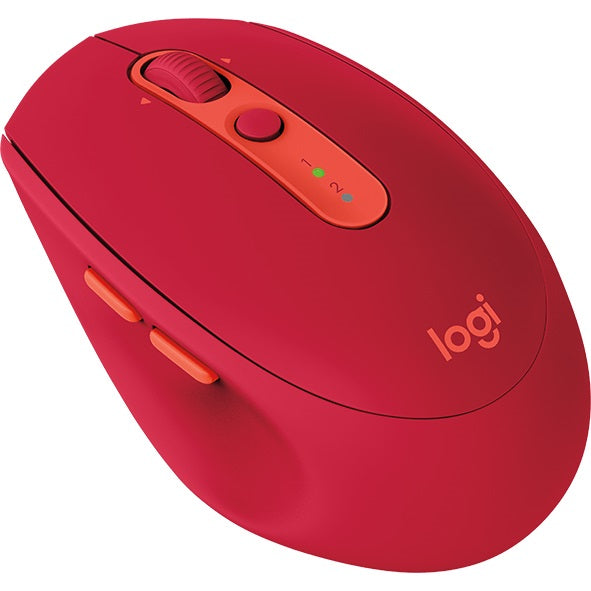 Logitech M590 Multi-Device Silent Wireless Mouse – Ruby (910-005199) image 2