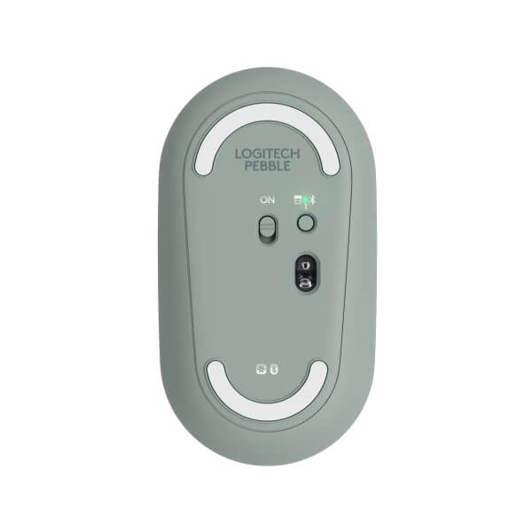 Logitech Pebble M350 Wireless Mouse – Eucalyptus — detail view