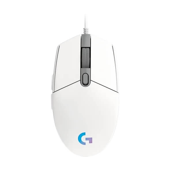 Logitech G102 LightSync Wired Gaming Mouse – White image 1