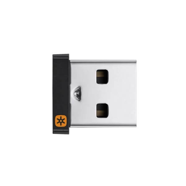Logitech USB Unifying Receiver (910-005931) — front view