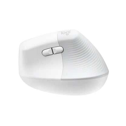 Logitech Lift Vertical Ergonomic Mouse – Off White Lift — rear view