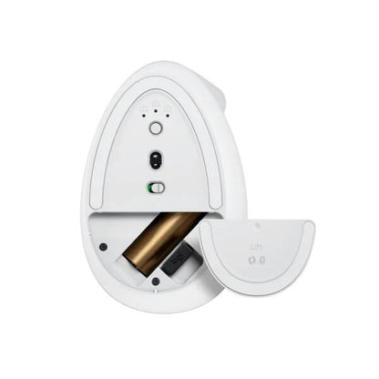 Logitech Lift Vertical Ergonomic Mouse – Off White Lift — detail view