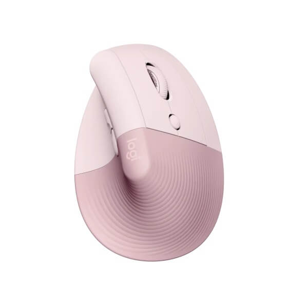 Logitech Lift Vertical Ergonomic Mouse – Rose Lift image 1