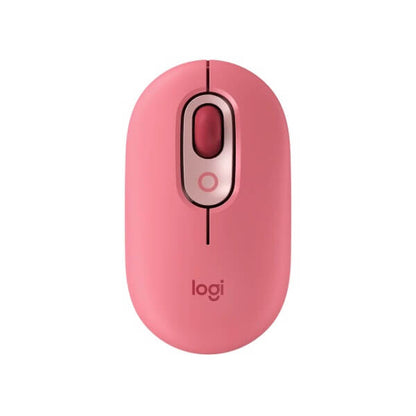 Logitech POP Wireless Mouse with Customizable Emoji Button – Heartbreaker
