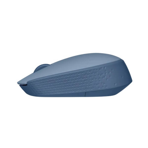Logitech M171 Wireless Mouse – Blue Gray (910-006866) — side view