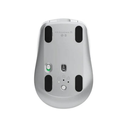 Logitech MX Anywhere 3S Compact Wireless Performance Mouse – Pale Grey (910-006930) — in use