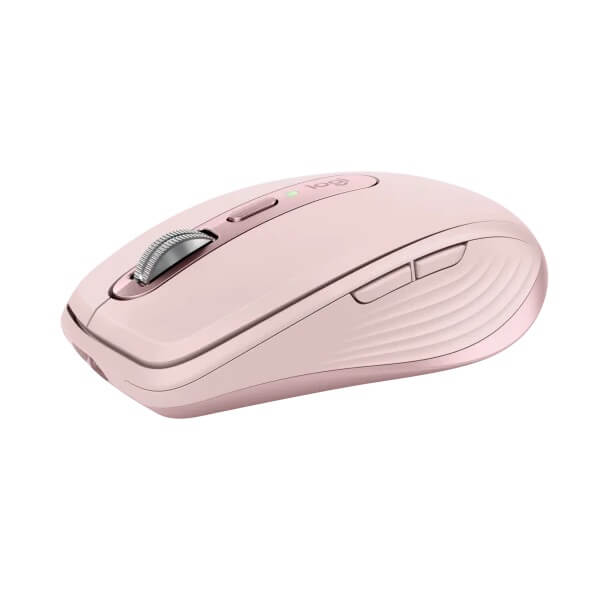 Logitech MX Anywhere 3S Compact Wireless Performance Mouse – Rose — rear view