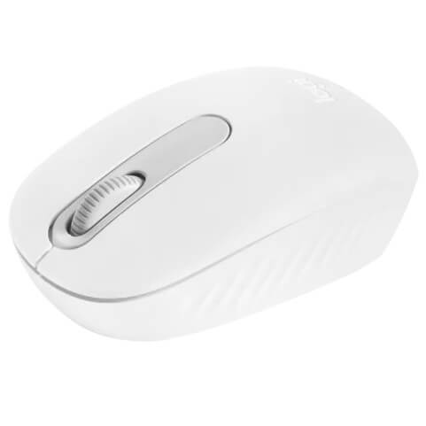 Logitech M196 Bluetooth Mouse – Off White (910-007460) — side view