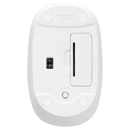 Logitech M196 Bluetooth Mouse – Off White (910-007460) — detail view