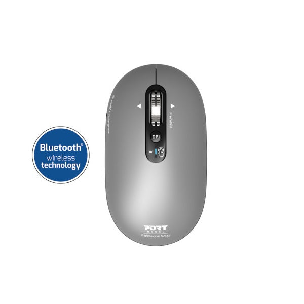 Port Connect PURE MAC Wireless Rechargeable Mouse (910009) — rear view